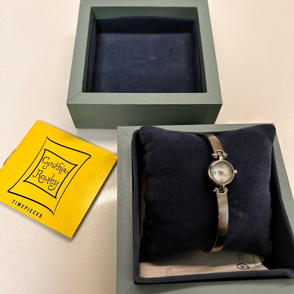 Cynthia Rowley women's bracelet watch in original box